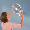 8' Small Wall Mount Fan with Remote Control;  90¬∞Oscillating;  4 Speeds;  Timer;  Included 120¬∞ Adjustable Tilt;  High Velocity;  70Inch Cord;  for