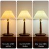 Walnut Table Lamp with Empire Lamp Shade, Vintage style table lamp