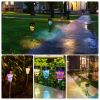 6Packs Solar Garden Lights Outdoor Solar Pathway Lights IP44 Water Resistant Landscape Lights