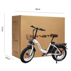 Fashion Simple Electric Bicycle (Option: White-20AH)