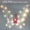 LED Fairy Wings Glowing Sparkle Butterfly Elf Princess Angel Wings Halloween Party Cosplay Costumes Performance Photography Prop