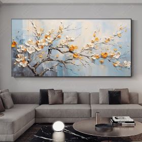 Handmade Oil Painting Original Abstract Painting Large Wall Art Colorful Flower Painting On Canvas Home Decor Office Wall Decor Handmade Hand Painted (Style: 1, size: 120x240cm)