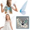 LED Fairy Wings Glowing Sparkle Butterfly Elf Princess Angel Wings Halloween Party Cosplay Costumes Performance Photography Prop